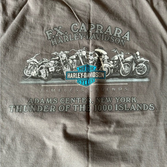 Genuine Harley Davidson 1000 Islands, NY T Shirt - Picture 2 of 2